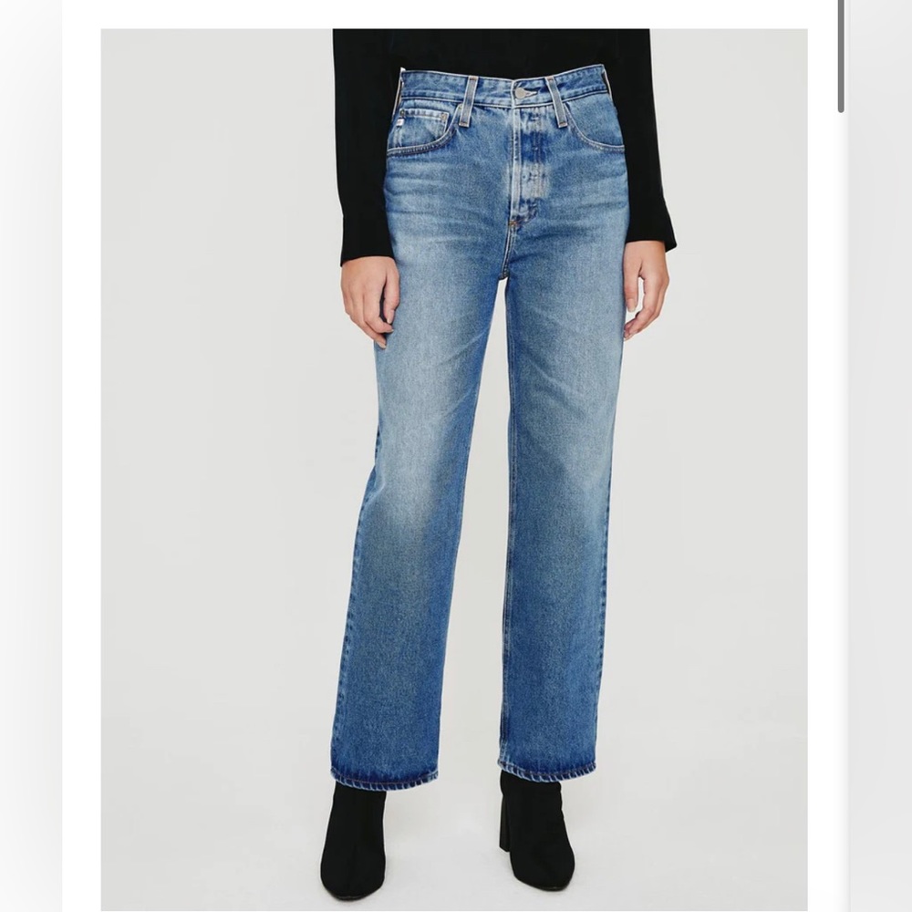 AG Knoxx baggy boyfriend high rise